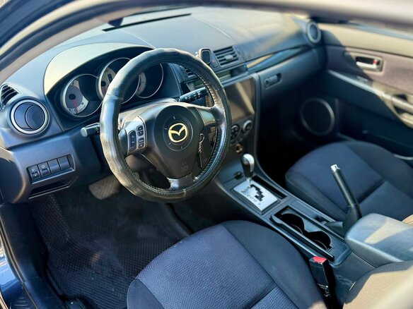 2007 Mazda 3 I (BK) Рестайлинг, серый, 605000 рублей - вид 6