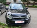 2014 Lada (ВАЗ) Granta I, чёрный, 325000 рублей - вид 1