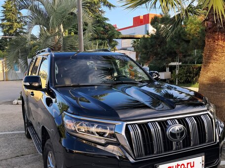 2018 Toyota Land Cruiser Prado 150 Series Рестайлинг 2, чёрный, 6650000 рублей, вид 2
