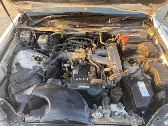 2003 Toyota Crown XI (S170), белый, 800000 рублей - вид 9