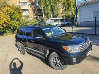 2012 Toyota Land Cruiser 200 Series Рестайлинг 1, чёрный, 4300000 рублей, вид 2