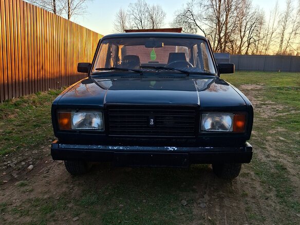 2007 Lada (ВАЗ) 2107, зелёный, 145000 рублей
