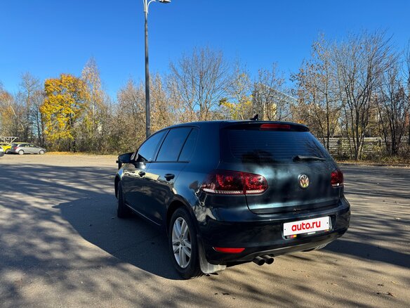 2009 Volkswagen Golf VI, синий, 559000 рублей - вид 6