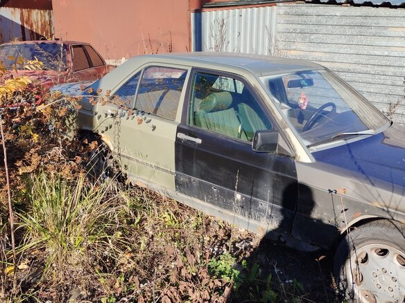 1985 Mercedes-Benz 190 (W201), зелёный - вид 1