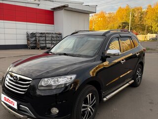 2012 Hyundai Santa Fe II Рестайлинг, чёрный, 1490000 рублей, вид 2