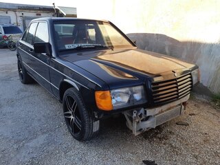 1989 Mercedes-Benz 190 (W201), чёрный, 250000 рублей, вид 2