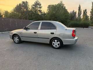 2008 Hyundai Accent ТагАЗ II, коричневый, 500000 рублей, вид 4