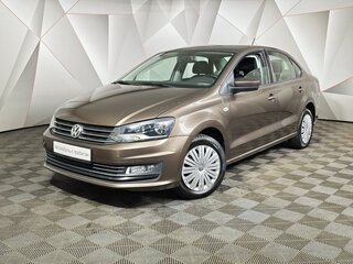 2015 Volkswagen Polo V Рестайлинг, коричневый, 919000 рублей, вид 1