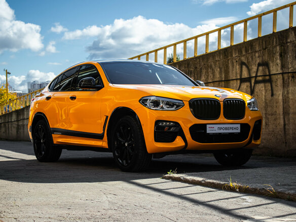 2021 BMW X4 30d II (G02), жёлтый, 4969000 рублей - вид 22