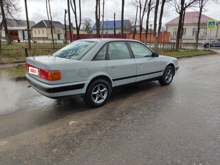 1991 Audi 100 IV (C4), серебристый, 295000 рублей, вид 5