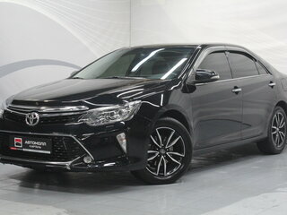 2018 Toyota Camry VII (XV50) Рестайлинг 2, чёрный, 2100000 рублей, вид 1
