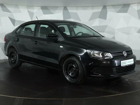 2014 Volkswagen Polo V, чёрный, 689000 рублей, вид 3