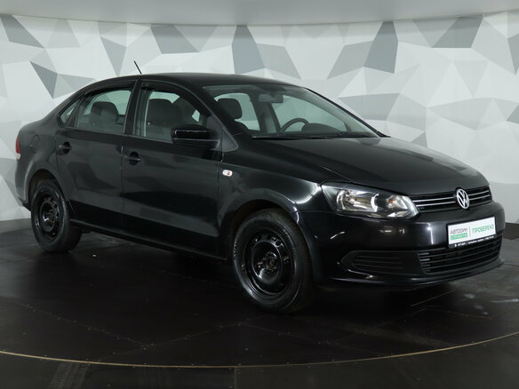 2014 Volkswagen Polo V, чёрный, 689000 рублей - вид 2