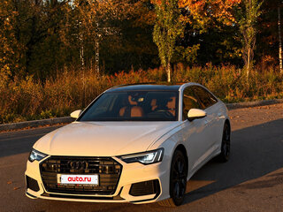 2020 Audi A6 45 TFSI V (C8), белый, 4270000 рублей, вид 1