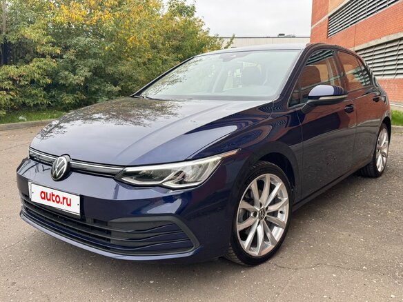 2021 Volkswagen Golf VIII, синий - вид 5
