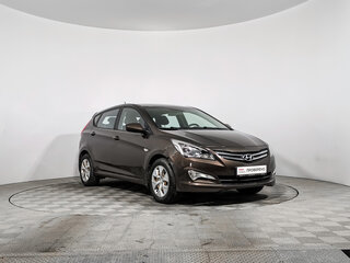 2014 Hyundai Solaris I Рестайлинг, коричневый, 715000 рублей, вид 3