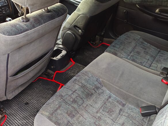 1997 Mazda 626 V (GF), красный, 240000 рублей - вид 6