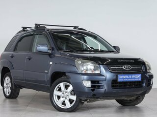 2008 Kia Sportage II Рестайлинг, синий, 979000 рублей, вид 1