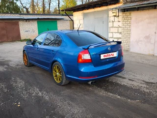 2012 Skoda Octavia RS II Рестайлинг, синий, 1200000 рублей, вид 2
