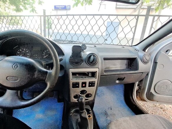 2007 Renault Logan I, серый, 110000 рублей - вид 11