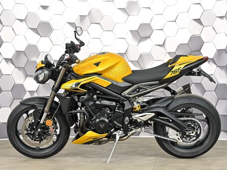 2025 Triumph Street Triple, жёлтый, 1289000 рублей, вид 4