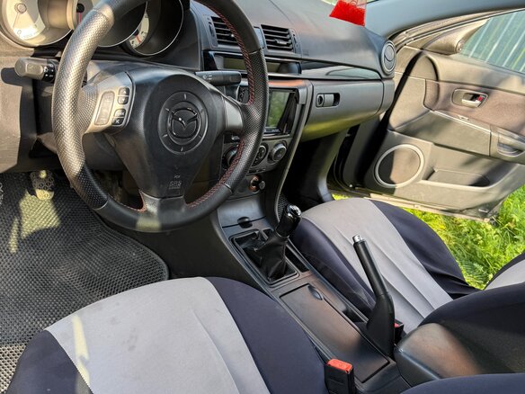 2007 Mazda 3 I (BK) Рестайлинг, чёрный, 380000 рублей - вид 4