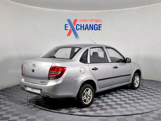 2013 Lada (ВАЗ) Granta I, серебристый, 205000 рублей, вид 4