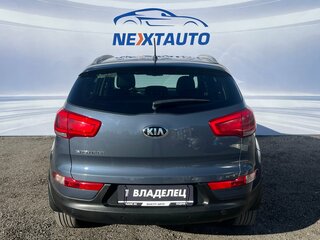 2014 Kia Sportage III Рестайлинг, синий, 1480800 рублей, вид 4