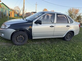 2011 Lada (ВАЗ) Granta I, серебристый, 350000 рублей, вид 3