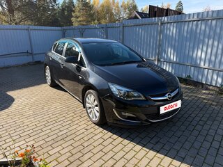 2013 Opel Astra J Рестайлинг, чёрный, 885000 рублей, вид 2