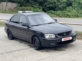 2008 Hyundai Accent ТагАЗ II, чёрный, 250000 рублей, вид 3