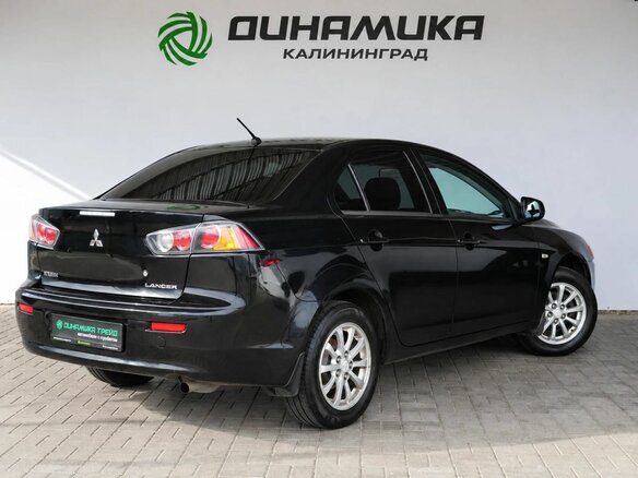 2012 Mitsubishi Lancer X Рестайлинг, чёрный, 790000 рублей - вид 4