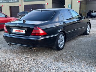 2004 Mercedes-Benz S-Класс 430 Long IV (W220) Рестайлинг, чёрный, 1250000 рублей, вид 5