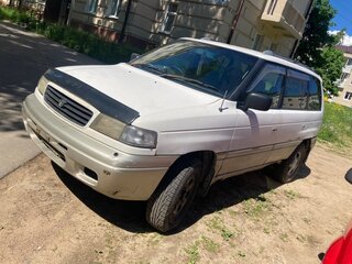 1996 Mazda MPV I (LV), белый, 170000 рублей, вид 1