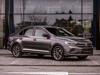 2021 Volkswagen Polo VI, серый, 1365000 рублей, вид 3