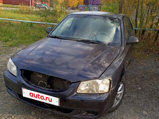 2006 Hyundai Accent ТагАЗ II, синий, 180000 рублей, вид 1