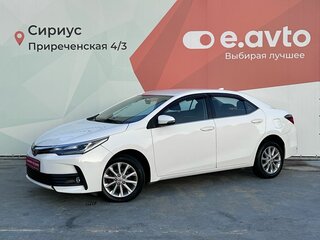 2017 Toyota Corolla XI (E160, E170, E180) Рестайлинг 1, белый, 1130000 рублей, вид 1