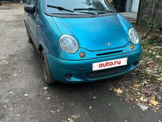 2002 Daewoo Matiz I Рестайлинг, синий, 110000 рублей, вид 1