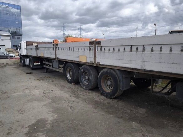 2001 Narko Полуприцеп бортовой, белый, 320000 рублей - вид 2