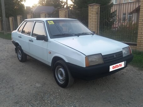 1999 Lada (ВАЗ) 21099, белый, 125000 рублей, вид 3
