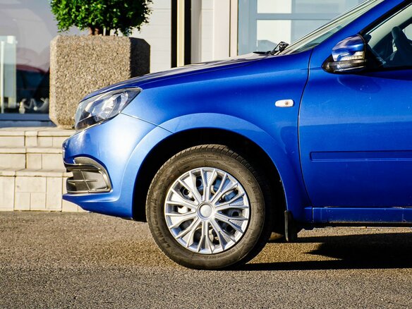 2020 Lada (ВАЗ) Granta I Рестайлинг, синий, 630000 рублей - вид 8