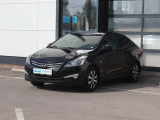 2016 Hyundai Solaris I Рестайлинг, чёрный, 1047000 рублей, вид 1