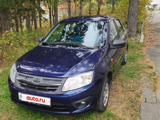 2016 Lada (ВАЗ) Granta I, синий, 750000 рублей, вид 1