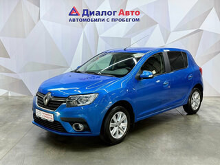 2019 Renault Sandero II Рестайлинг, голубой, 1075000 рублей, вид 1