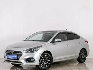 2018 Hyundai Solaris II, серебристый, 1259000 рублей, вид 3