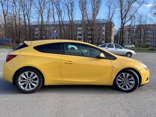 2013 Opel Astra GTC J Рестайлинг, жёлтый, 750000 рублей, вид 4