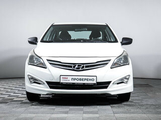 2014 Hyundai Solaris I Рестайлинг, белый, 699000 рублей, вид 2