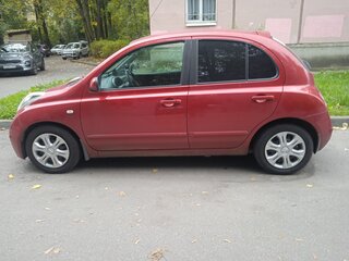 2007 Nissan Micra III (K12), красный, 575000 рублей, вид 3