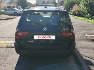 2004 BMW X3 25i I (E83), чёрный, 930000 рублей, вид 4