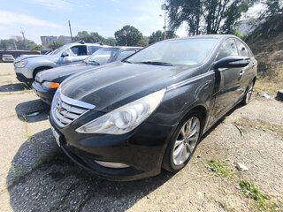2009 Hyundai Sonata VI (YF), чёрный, 505750 рублей, вид 2